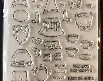 Brutus Monroe Tea Party Stamp And Die Set