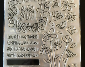 Simon Says Stamp Freestyle Flowers Stamp SSS202091C