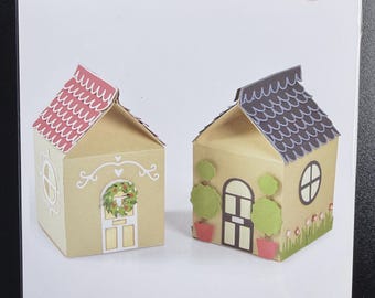 Sizzix Thinlits Seasonal House Gift Box 666024**