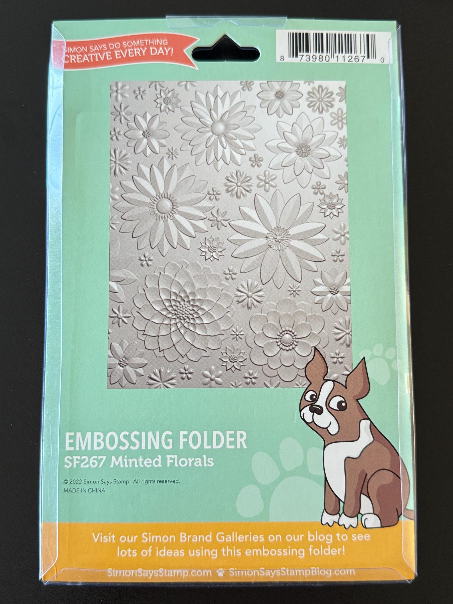 Simon Says Stamp Embossing Folder With Dies Minted Florals SF267 - Etsy