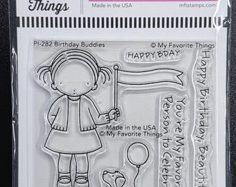 My Favorite Things Birthday Buddies Pure Innocence Stamp