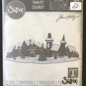 Tim Holtz Sizzix Die Holiday Village