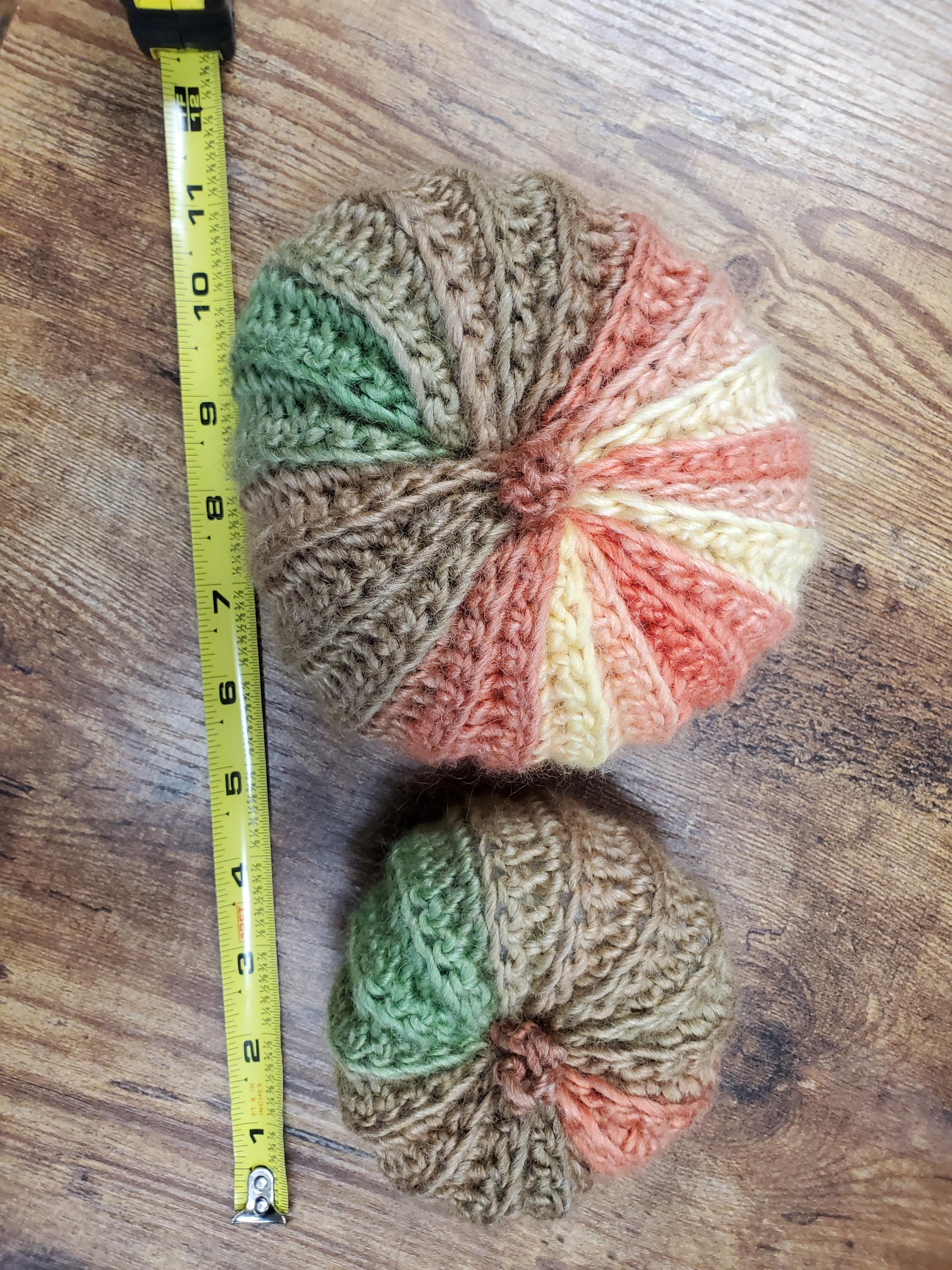Crochet Pumpkins, Fall Decor - Thumbnail 4