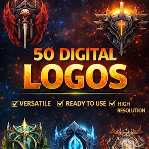 50 fantasy logo - Pack 1