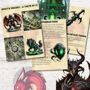 LA SOMBRA DE LA PIEDRA DEL WYRM: un one-shot de D&D listo para usar