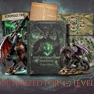 L'Ombra della Pietra del Drago - Avventura autoconclusiva di D&D 5e / Modulo Dark Fantasy per personaggi di livello 4-7