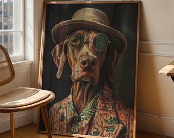 Funny print Doberman print Dog wall art DIGITAL DOWNLOAD Pet portraite PRINTABLE Doberman pinscher in a suit poster Dog lover gift printable