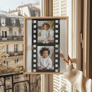 Geschenk Foto benutzerdefinierte Vintage Kamera Filmstreifen Foto DIGITAL Download Personalisierte Wand Kunst druckbare Geschenk Dekor PDF + JPEG Dateien Druck Digital.