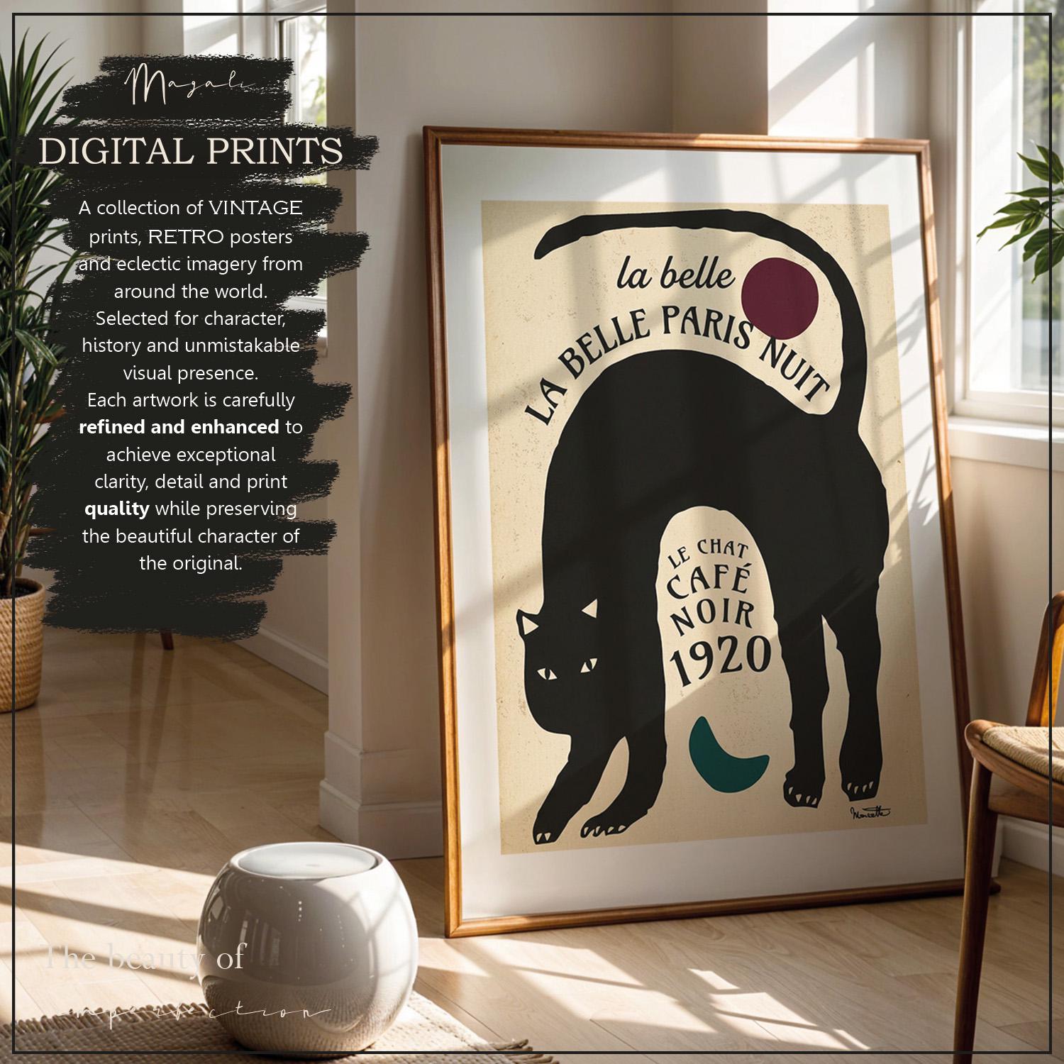 Le Chat Noir Digital Download - Etsy