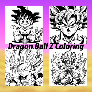 dragon ball z coloring book: 50 Pages Of Fun Coloring For Kids And adults,  High Quality Coloring Pages for Kids and Adults, Color All Your Favorite  (Paperback)