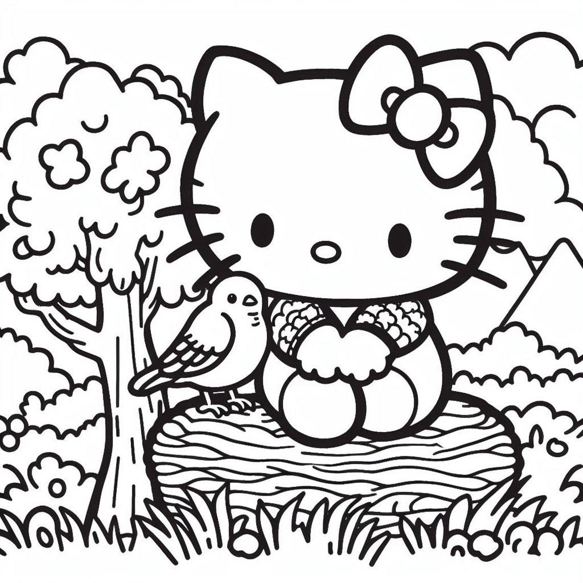 54 Kitties Coloring Pages, Printable Coloring Pages for Kids - Etsy