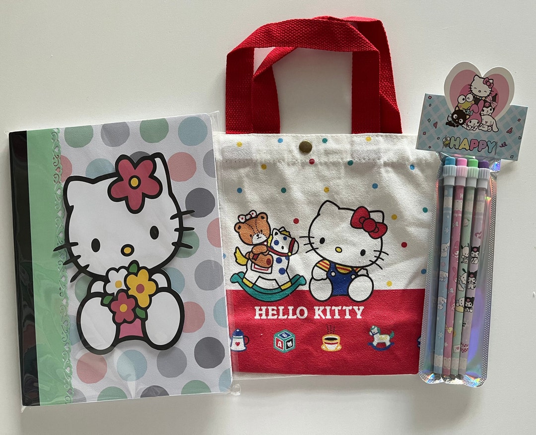 Kawaii Tote Notebook Kids' Character Gift Bundle Stationary Journal ...