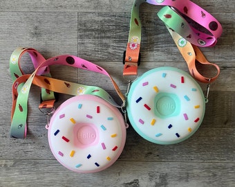 Donut mini kinderportemonnee cadeau-ideeën draagzak