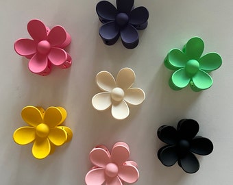 Flower hair claw accessories