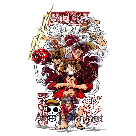 Exclusive Luffy Gear 5 Premium Png Eps Svg Files for 