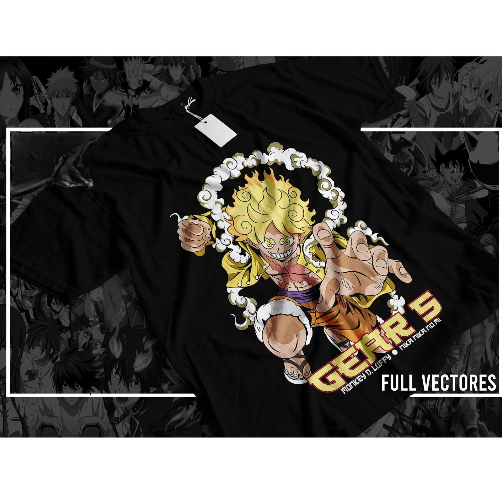 Exclusive Luffy Gear 5 Premium Png Eps Svg Files for 