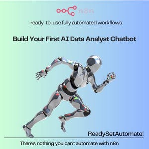 Build Your First AI Data Analyst Chatbot | n8n workflow templates | BLUEPRINTS | Ready to use | includes Step by step PDF Guide