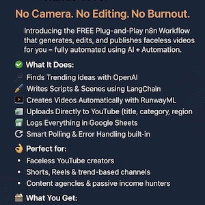 Generate AI Videos with Google Veo3, Save to Google Drive and Upload to YouTube| n8n workflow | BLUEPRINTS includes Step by step PDF