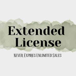Licenza commerciale estesa per vendite illimitate di stampa su prodotti di piccoli negozi, vendita illimitata di modelli senza soluzione di continuità su prodotti fisici