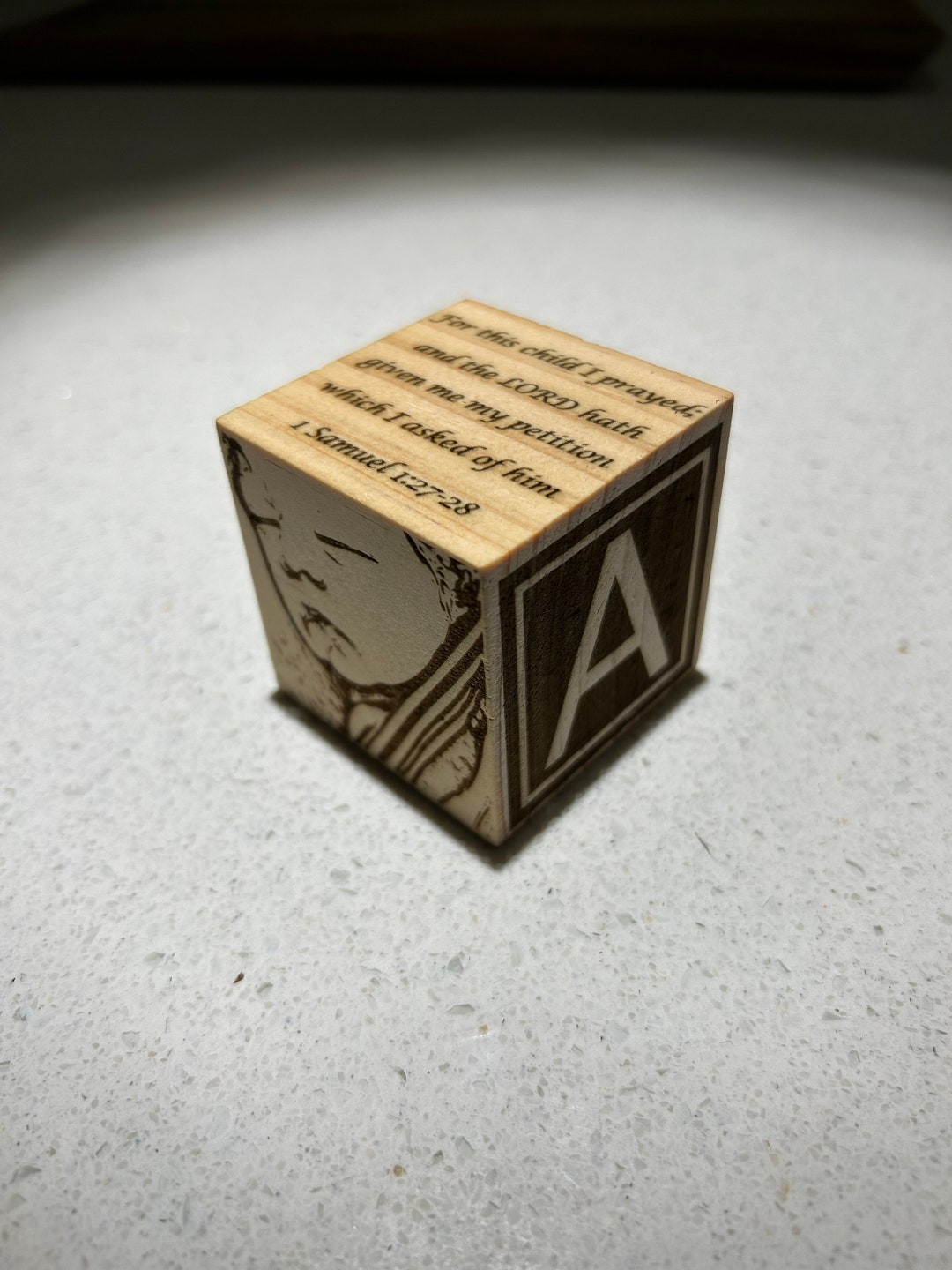 Custom Engraved Photo Block Premium Pine Waterproof - Etsy