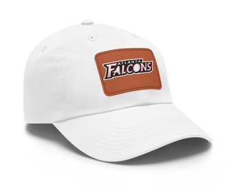 Atlanta Falcons_Cappello da papà con toppa in pelle (rettangolo)