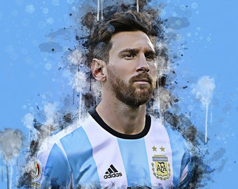 Bandera de fútbol Copa Mundial de la FIFA Messi Argentina fanáticos 3x5 pies. Peso ligero, poliéster, impresión de calidad, regalo de Navidad duradero.