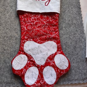 Personalized Christmas Pet Stocking