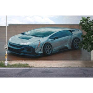 Diseño de prototipo futurista / Ilustración de vehículo espacial visionario / Ilustración automotriz original de Serdar