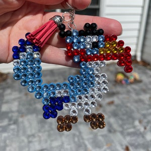 Lion King - Zazu - Disney Key Chain / Bag Charm - w/ Genuine Glass Rhinestones