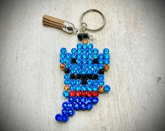 Aladdin - Genie - Disney Key Chain / Bag Charm - w/ Genuine Glass Rhinestones