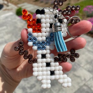 Frozen - Olaf - Key Chain / Bag Charm - w/ Genuine Glass Rhinestones image 7