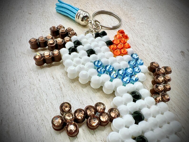 Frozen - Olaf - Key Chain / Bag Charm - w/ Genuine Glass Rhinestones image 2