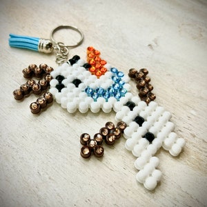Frozen - Olaf - Key Chain / Bag Charm - w/ Genuine Glass Rhinestones image 4