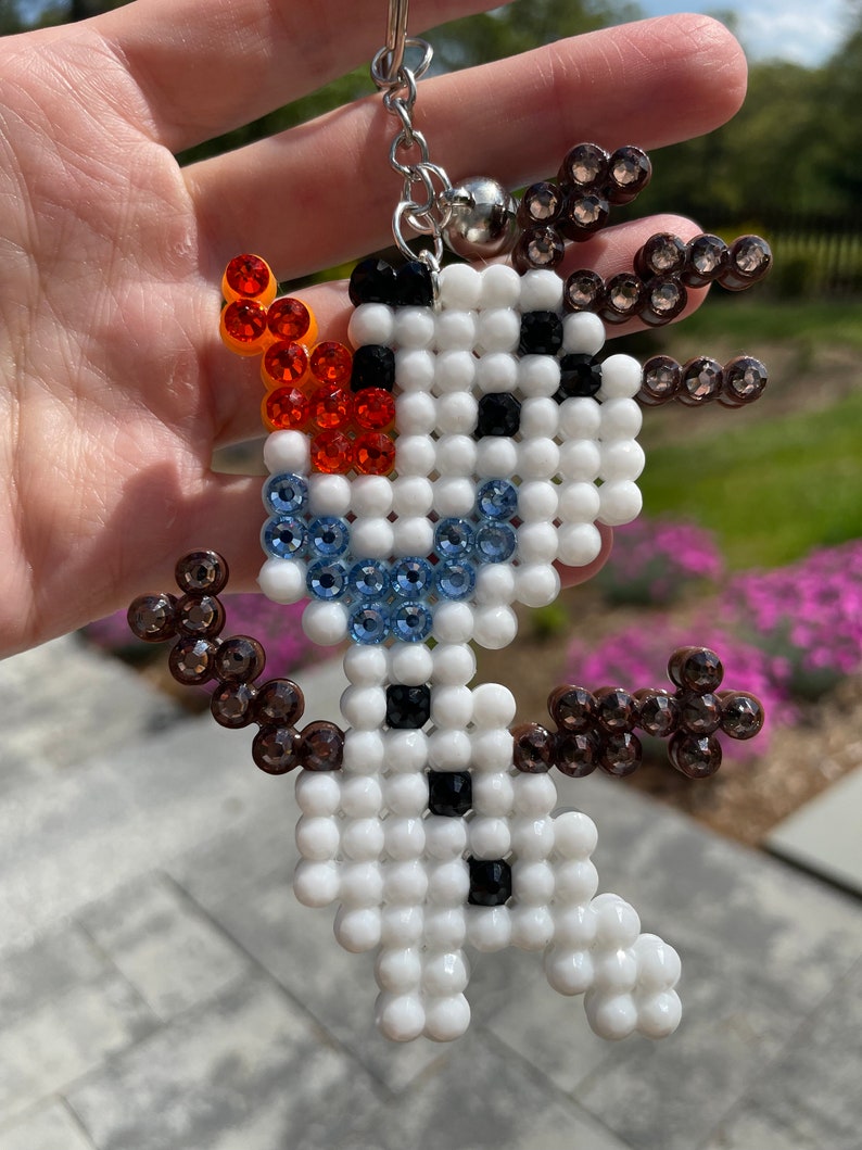 Frozen - Olaf - Key Chain / Bag Charm - w/ Genuine Glass Rhinestones image 5