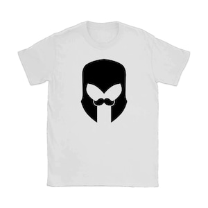 Curleh Moustache Tee White