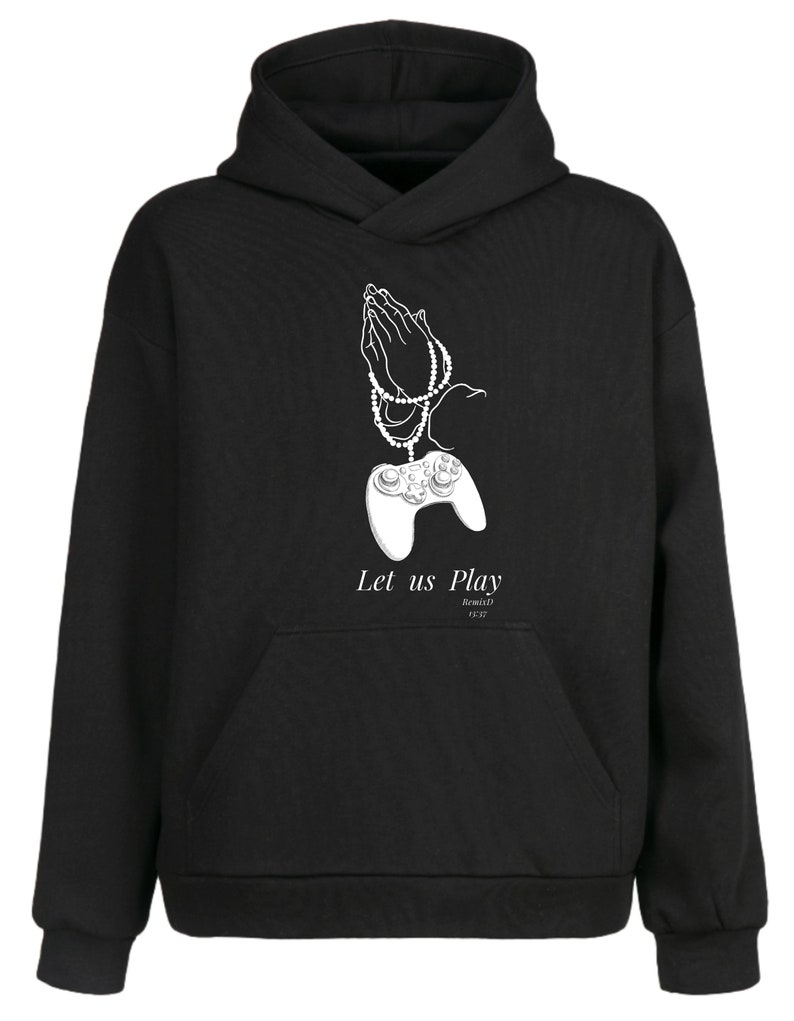 Lets Us Play Hoodie Black