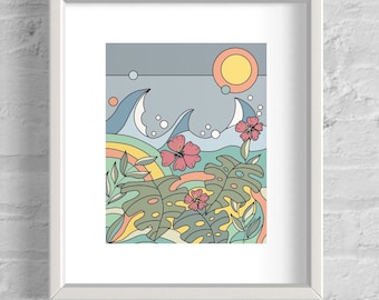 Paradise - pastel