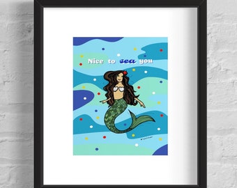 Nice to SEA you - Dark Hair