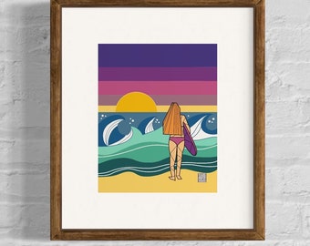 Summer Surfer Girl