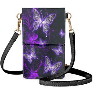 Phone Bag Crossbody Wallet - Cell Phone Pouch - Purse,Phone Holder for Easy Access & Convenience on the Go, Crossbody Bag Cell Phone Wallet
