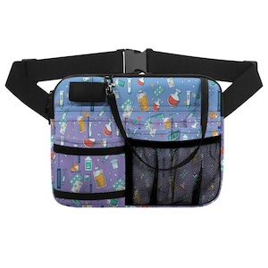 Nurse Pocket Organizer Hip Pouch Compact,Stylish & Practical Storage for Medical Tools,Pens, and Essentials.Nurse Tool Bag,Nurse Accessories