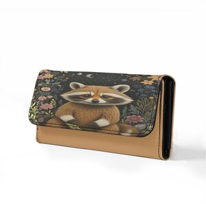 Carteira dobrável longa, design fino com vários compartimentos para cartões e bolso para moedas, ideal para uso diário, carteira elegante e espaçosa, presente para ela