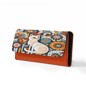 Schlankes Design mit mehreren Kartenfächern und Münzfach, ideal für den täglichen Gebrauch, stilvolle und geräumige Brieftasche, Geschenk für Sie