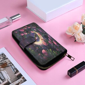 Elegante Klappe Lange Brieftasche: Stilvolles, funktionelles Design mit mehreren Fächern für organisierte Lagerung und mühelosen Stil Schlank, praktisch