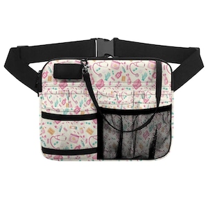 Nurse Pocket Organizer Hip Pouch Compact,Stylish & Practical Storage for Medical Tools,Pens, and Essentials.Nurse Tool Bag,Nurse Accessories