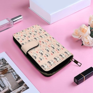 Elegante billetera larga con solapa: diseño elegante y funcional con múltiples compartimentos para un almacenamiento organizado y un estilo sin esfuerzo. Elegante y práctica.
