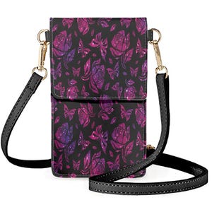 Phone Bag Crossbody Wallet - Cell Phone Pouch - Purse,Phone Holder for Easy Access & Convenience on the Go, Crossbody Bag Cell Phone Wallet