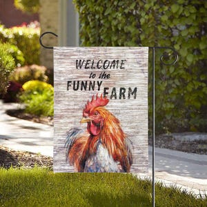 Garden & House Flag Durable Polyester, Double-Sided Design, Two Sizes, Top Sleeve for Easy Hanging (Pole, Hooks, or Fasteners Not Included)