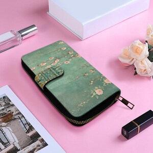 Elegante Klappe Lange Brieftasche: Stilvolles, funktionelles Design mit mehreren Fächern für organisierte Lagerung und mühelosen Stil Schlank, praktisch