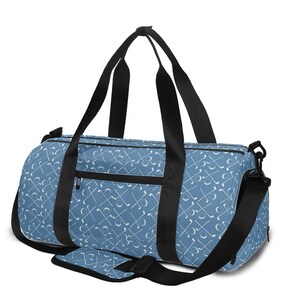 Gym Bag - Sports Duffel With Golf Pattern - Workout Travel Bag, Yoga Bag, Perfect for workouts, sports events, Durable sport bag